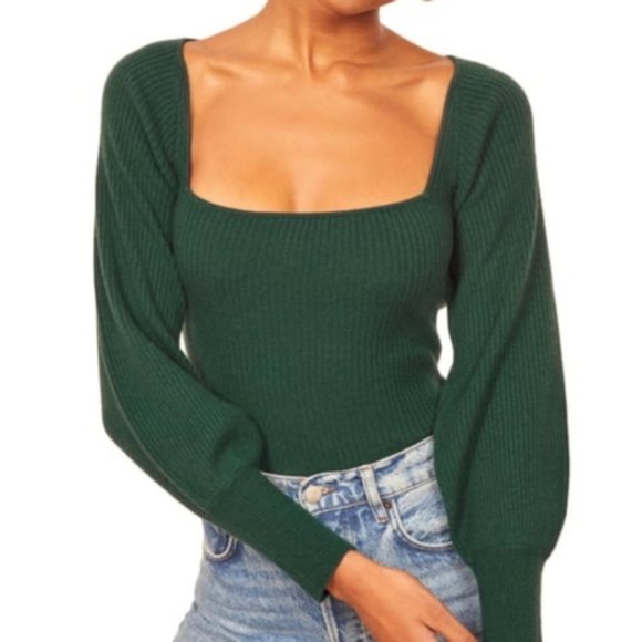 reformation piazza sweater